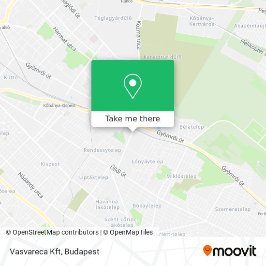 Vasvareca Kft map