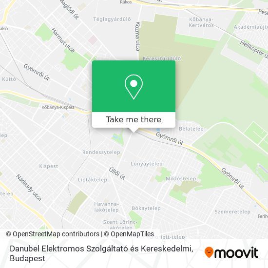 Danubel Elektromos Szolgáltató és Kereskedelmi map