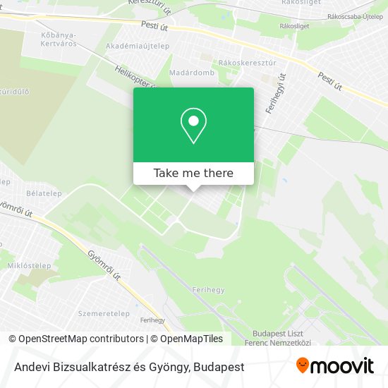 Andevi Bizsualkatrész és Gyöngy map