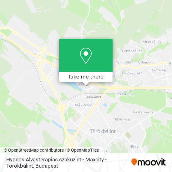 Hypnos Alvásterápiás szaküzlet - Maxcity - Törökbálint map