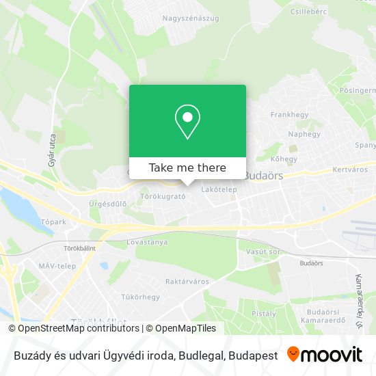 Buzády és udvari Ügyvédi iroda, Budlegal map