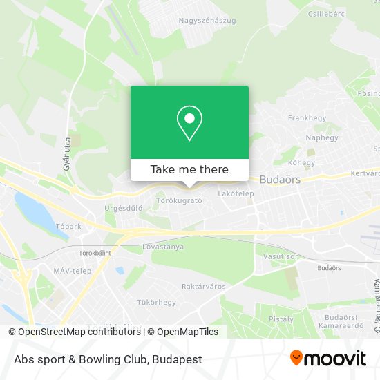 Abs sport & Bowling Club map