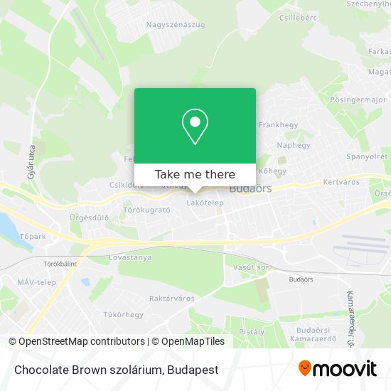 Chocolate Brown szolárium map