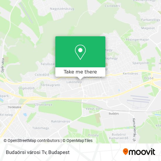 Budaörsi városi Tv map