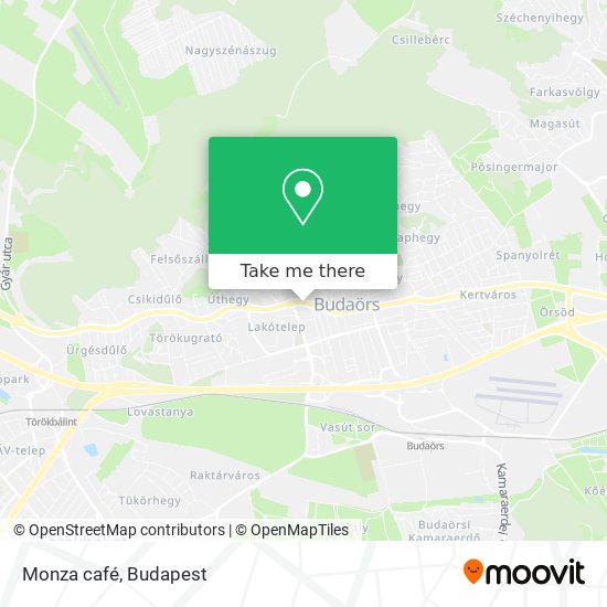 Monza café map