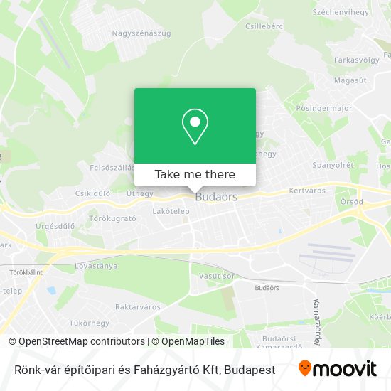 Rönk-vár építőipari és Faházgyártó Kft map