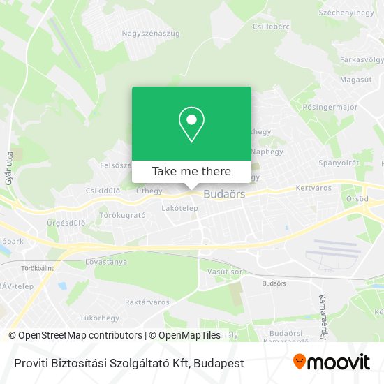 Proviti Biztosítási Szolgáltató Kft map