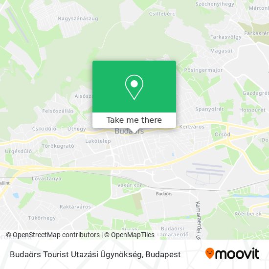 Budaörs Tourist Utazási Ügynökség map