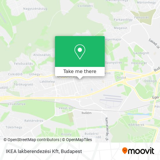 IKEA lakberendezési Kft map