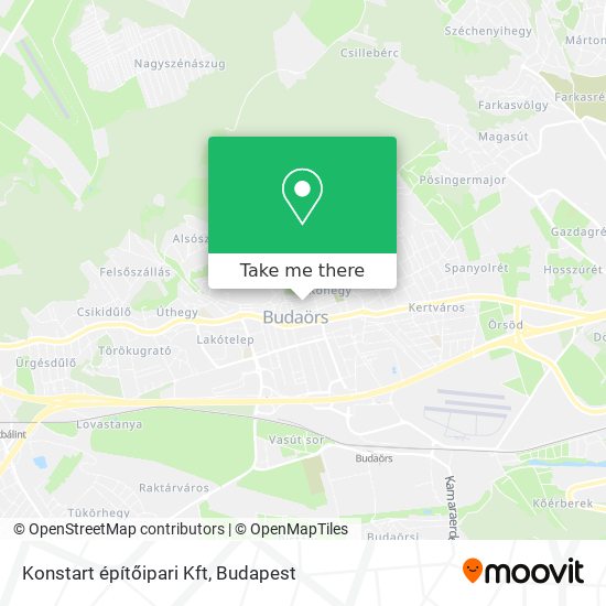 Konstart építőipari Kft map