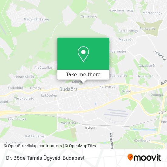 Dr. Böde Tamás Ügyvéd map