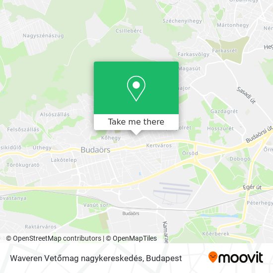 Waveren Vetőmag nagykereskedés map