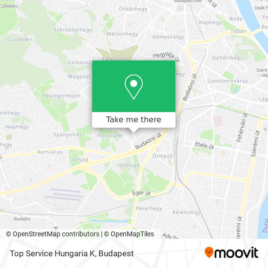 Top Service Hungaria K map