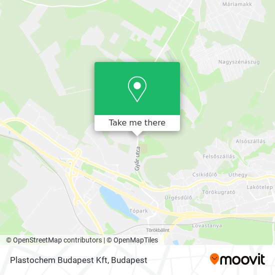 Plastochem Budapest Kft map