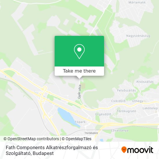 Fath Components Alkatrészforgalmazó és Szolgáltató map