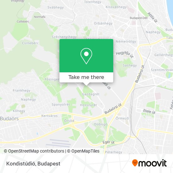 Kondistúdió map