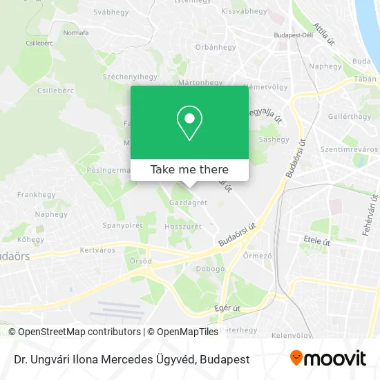 Dr. Ungvári Ilona Mercedes Ügyvéd map