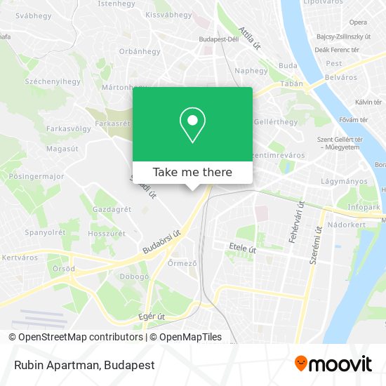 Rubin Apartman map