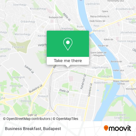 Business Breakfast map