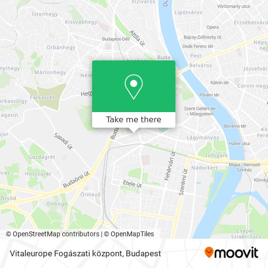 Vitaleurope Fogászati központ map