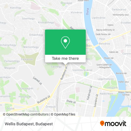 Wellis Budapest map