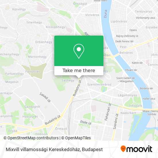 Mixvill villamossági Kereskedóház map