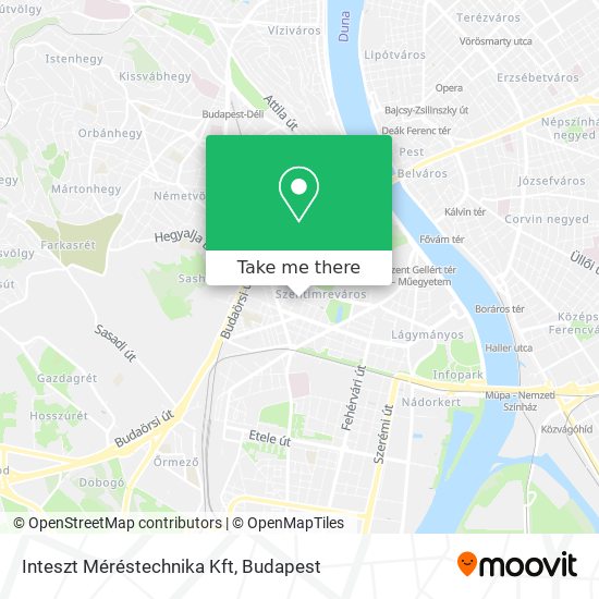 Inteszt Méréstechnika Kft map