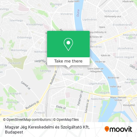 Magyar Jég Kereskedelmi és Szolgáltató Kft map