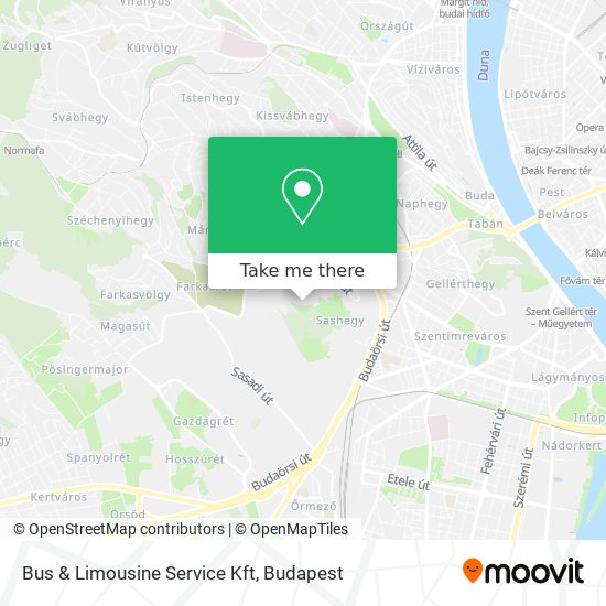 Bus & Limousine Service Kft map