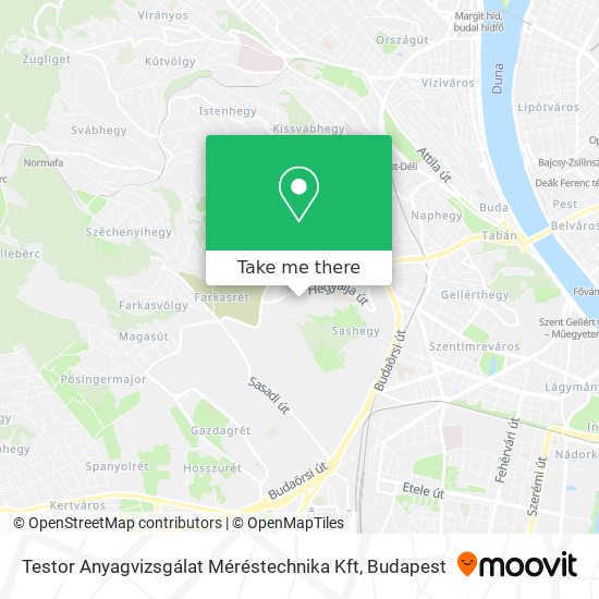 Testor Anyagvizsgálat Méréstechnika Kft map