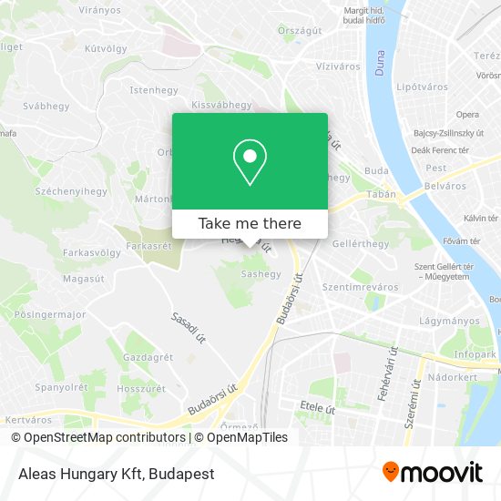 Aleas Hungary Kft map