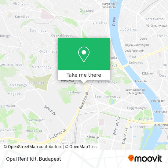 Opal Rent Kft map