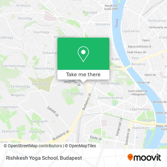 Rishikesh Yoga School map