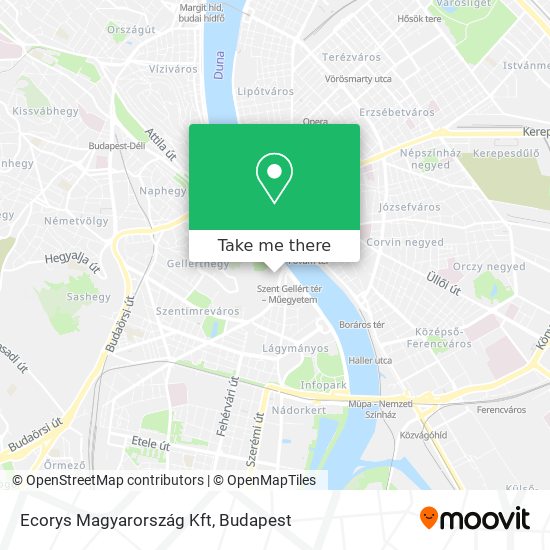 Ecorys Magyarország Kft map