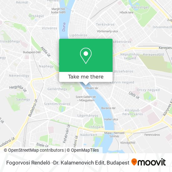 Fogorvosi Rendelö -Dr. Kalamenovich Edit map