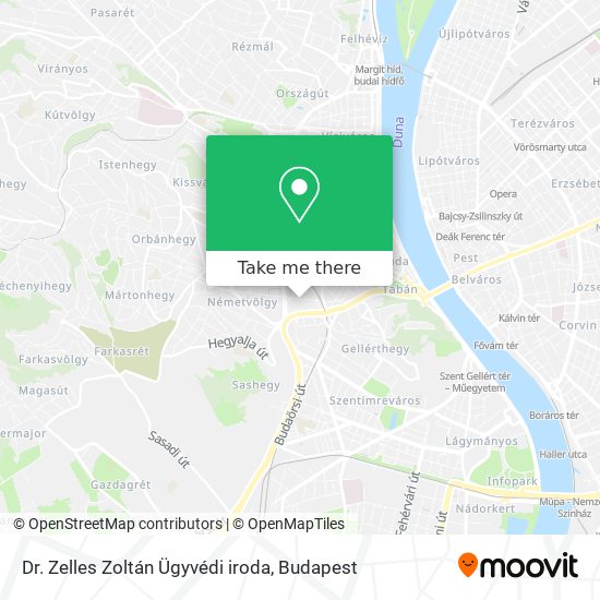 Dr. Zelles Zoltán Ügyvédi iroda map