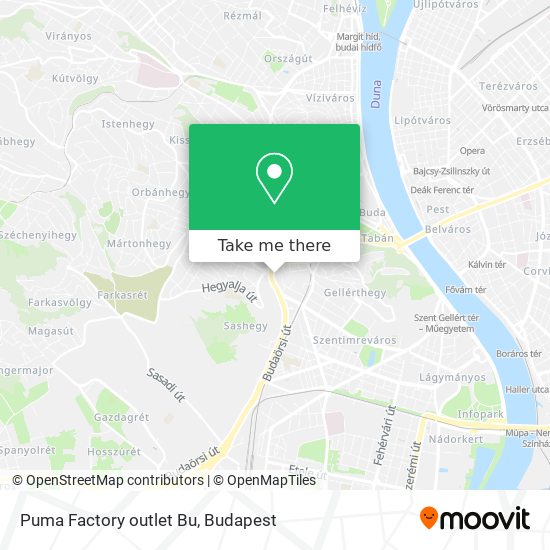 Puma Factory outlet Bu map