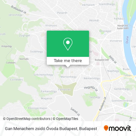 Gan Menachem zsidó Óvoda Budapest map