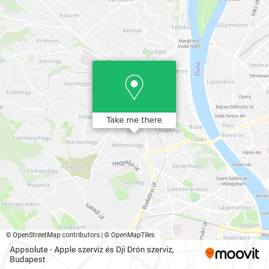 Appsolute - Apple szerviz és Dji Drón szerviz map