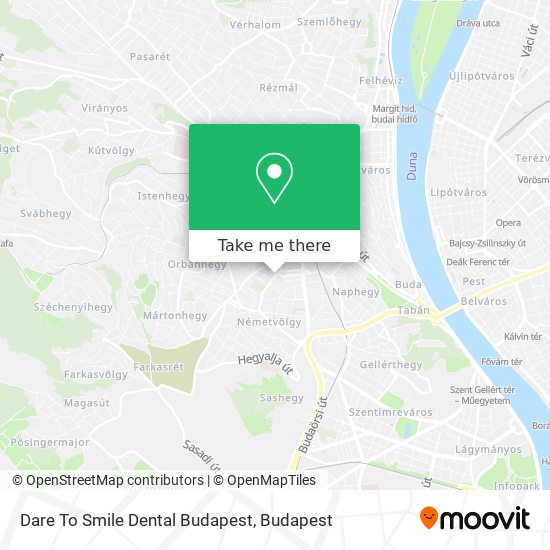 Dare To Smile Dental Budapest map