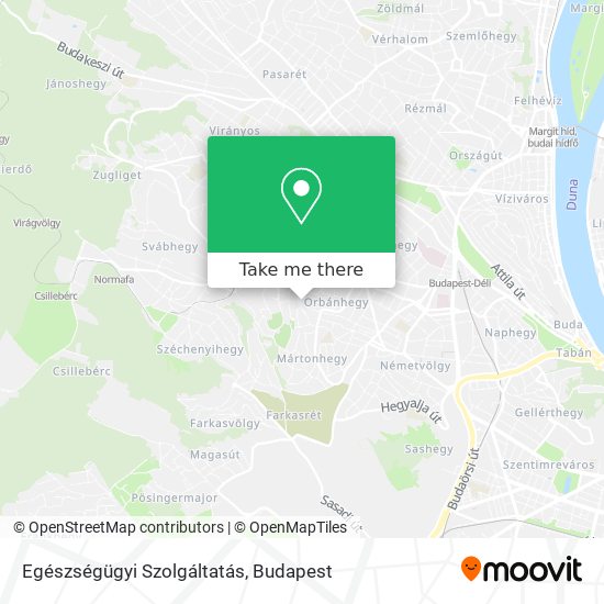 Egészségügyi Szolgáltatás map