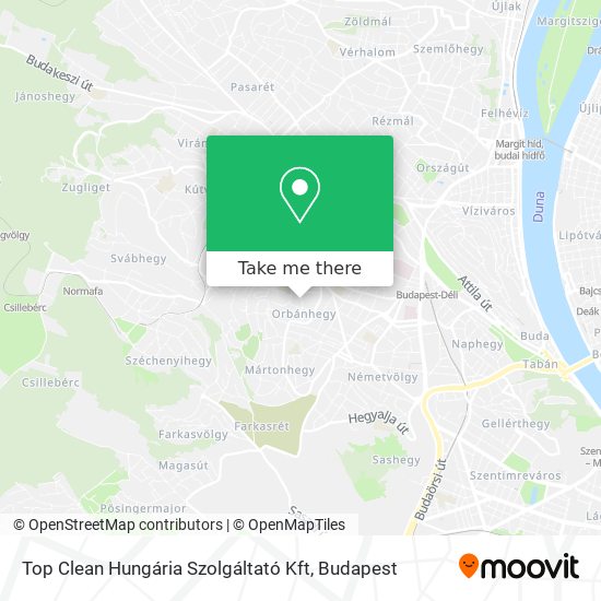 Top Clean Hungária Szolgáltató Kft map