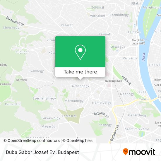 Duba Gabor Jozsef Ev. map