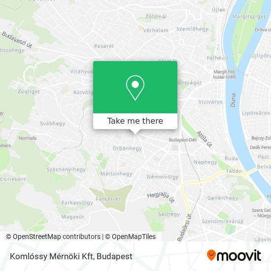 Komlóssy Mérnöki Kft map