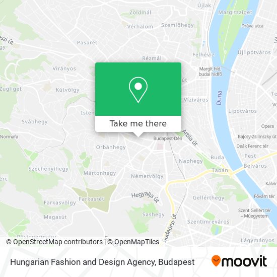 Hungarian Fashion and Design Agency map