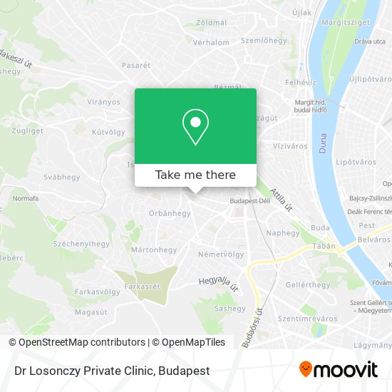 Dr Losonczy Private Clinic map