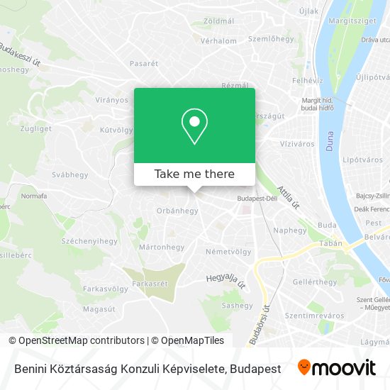 Benini Köztársaság Konzuli Képviselete map