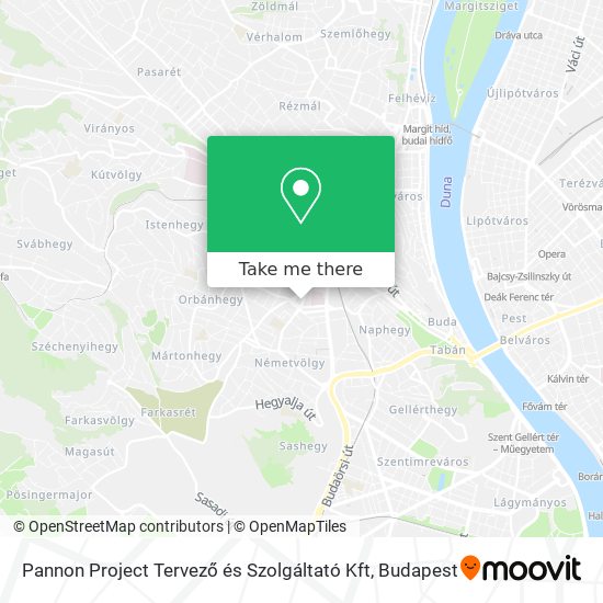 Pannon Project Tervező és Szolgáltató Kft map