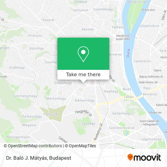 Dr. Baló J. Mátyás map