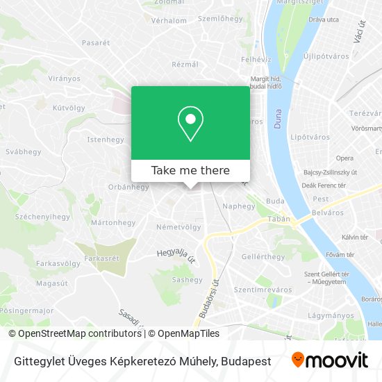 Gittegylet Üveges Képkeretezó Múhely map